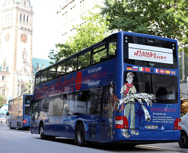 1-Day Hop-on/Hop-off Bus Tour of Hamburg Line D - Starting at Hamburg Central Station