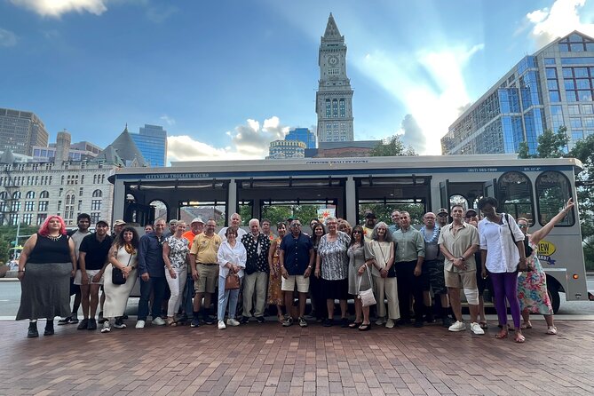 1 or 2 Day HOP-ON & HOP-OFF Narrated Trolley Tour of Boston - Stop 1: Quincy Market and the waterfront
