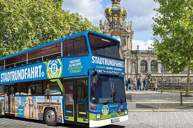2 day ticket Grand City Tour Hop on Hop off 22 stops - Day one around the Zwinger and old town