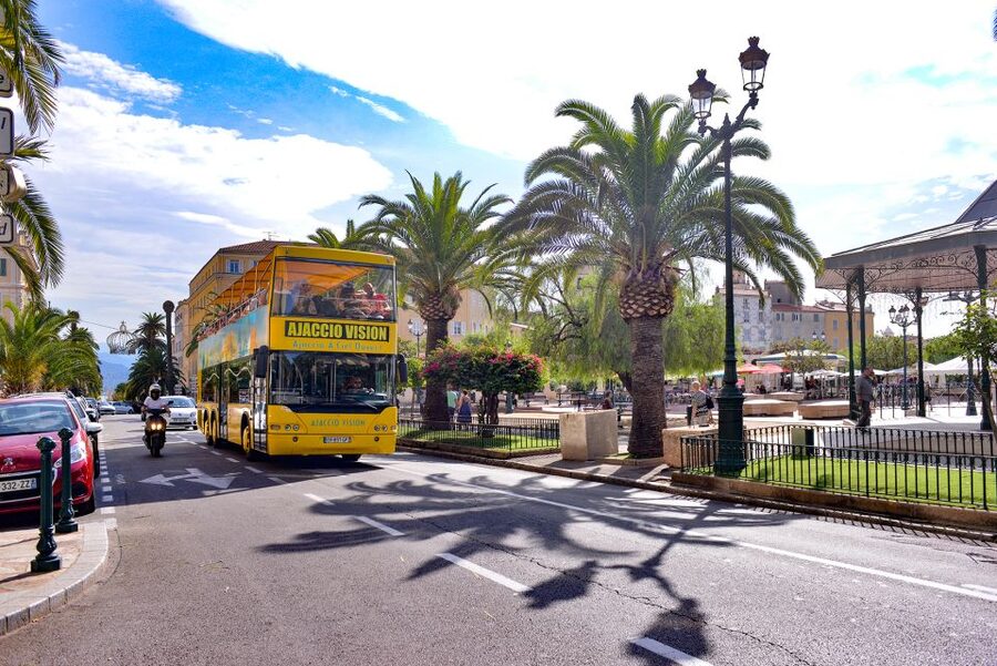 Ajaccio: Town Highlights and Coast Open-Top Bus Tour - The Parata stop and views of the islands
