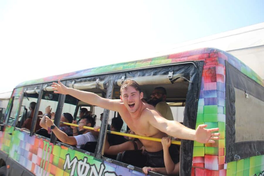 Alanya: Sapadere Canyon by Cabrio Bus w/ Cave & Lunch - The water battle: fun, but plan to get soaked