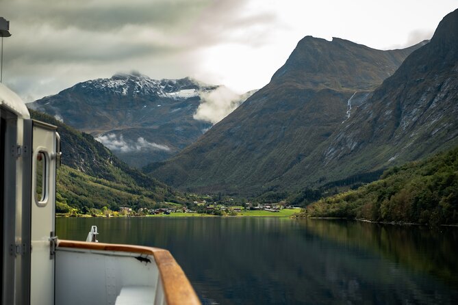 All About the Fjords in One Tour by Boat and Bus from Ålesund - Hellesylt’s waterfall and short break