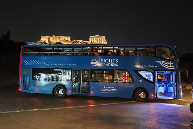 Athens City Night Tour with Open-Top Bus - Key points to know before you book
