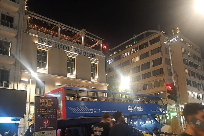 Athens City Night Tour with Open-Top Bus - Seeing Athens after dark from the upper deck