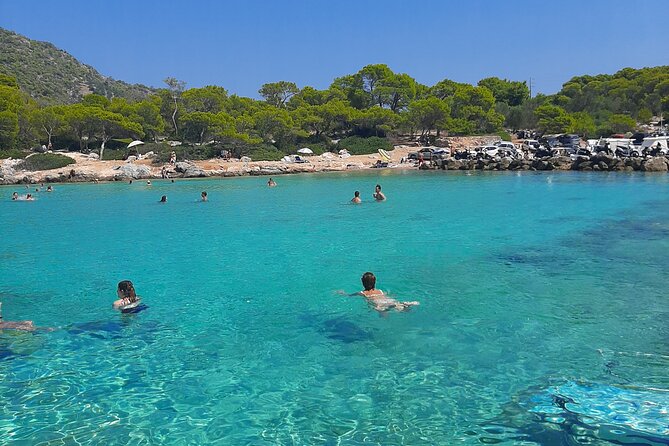 Athens Combo Ticket: Full-Day Cruise and Hop on Hop off Bus - Aegina and Moni Aegina Beach