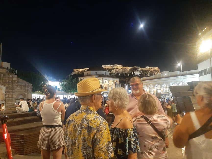 Athens panoramic tour by night with open double decker bus - Why Athens looks better after sunset