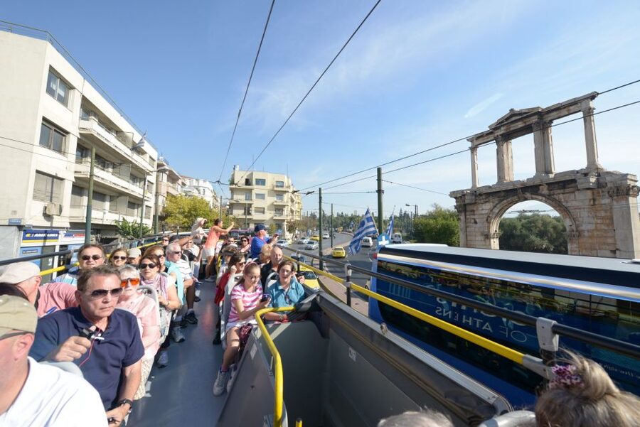 Athens, Piraeus, and Coastline: Blue Hop-On Hop-Off Bus - Four routes, one useful Athens transport plan