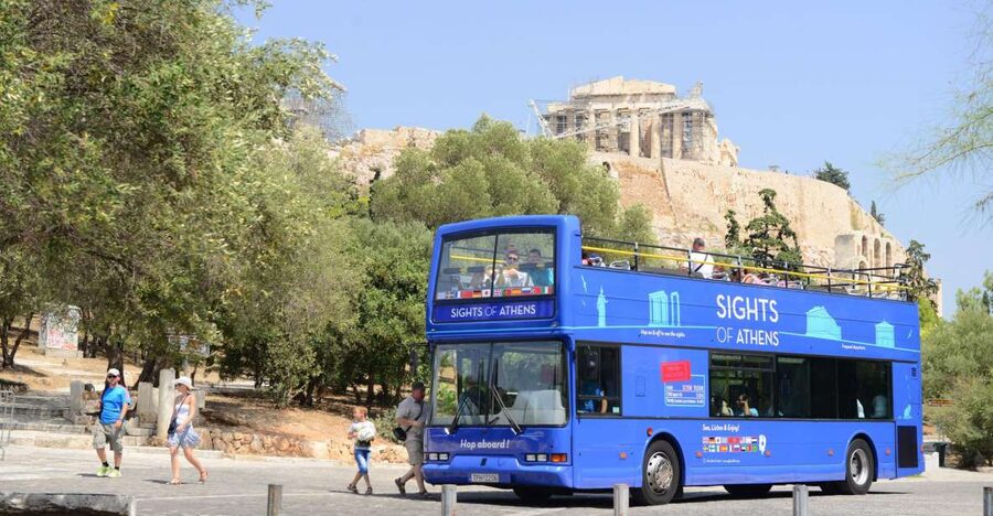 Athens, Piraeus, and Coastline: Blue Hop-On Hop-Off Bus - The Yellow Line along the Athenian Riviera