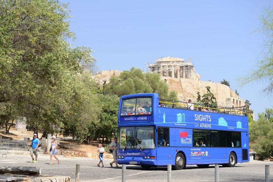 Athens, Piraeus, and Coastline: Blue Hop-On Hop-Off Bus - Audio commentary, Wi-Fi, and the ride itself