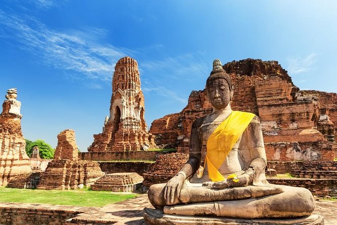 Ayutthaya’s Top Temple & Boat Tour From Bus Station - Wat Yai Chai Mongkhon and its reclining Buddha