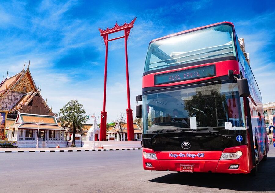 Bangkok: Hop-On Hop-Off Bus with 24, 48 or 72-Hour Validity - Wat Pho and the Grand Palace