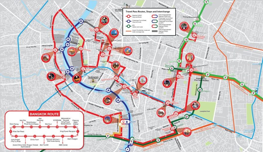 Bangkok: Hop-On Hop-Off Bus with 24, 48 or 72-Hour Validity - Patpong and CentralWorld
