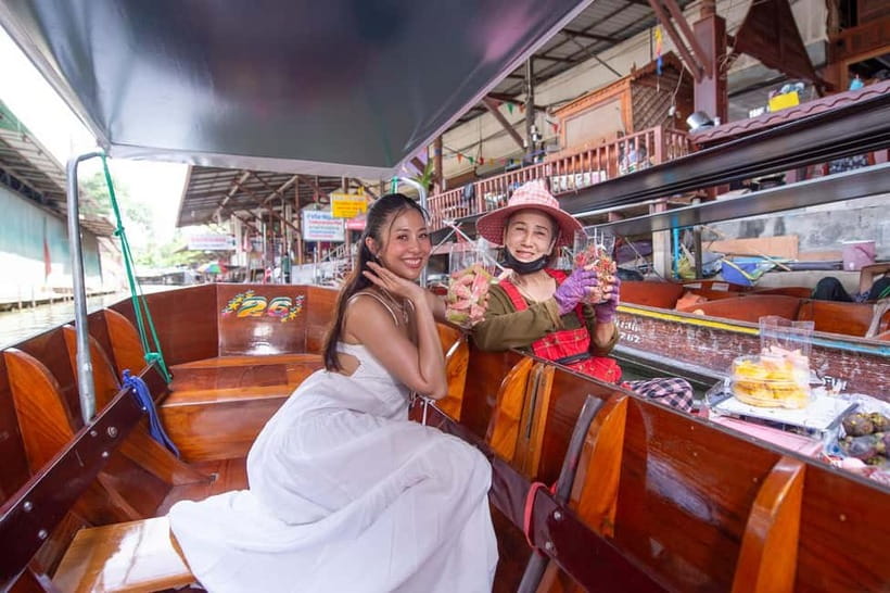 Bangkok: Premium Damnoen Saduak & Railway Market By Food Bus - Timing your optional Bangkok finish