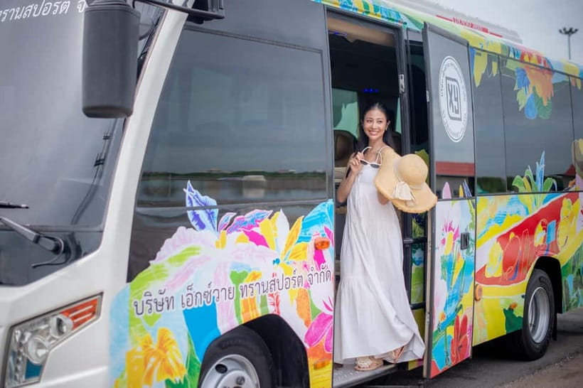 Bangkok: Premium Damnoen Saduak & Railway Market By Food Bus - Maeklong Railway Market and the train timing