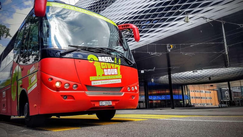 Basel: Sightseeing Bus Tour with Audio Guide - From the exhibition center to Roche Tower