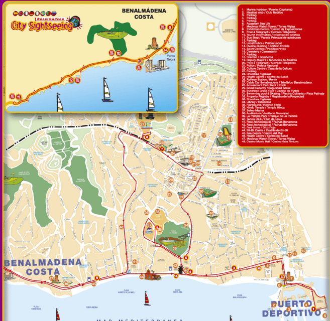 Benalmadena: City Sightseeing Hop-On Hop-Off Bus Tour - Puerto Marina and Malapesquera Beach