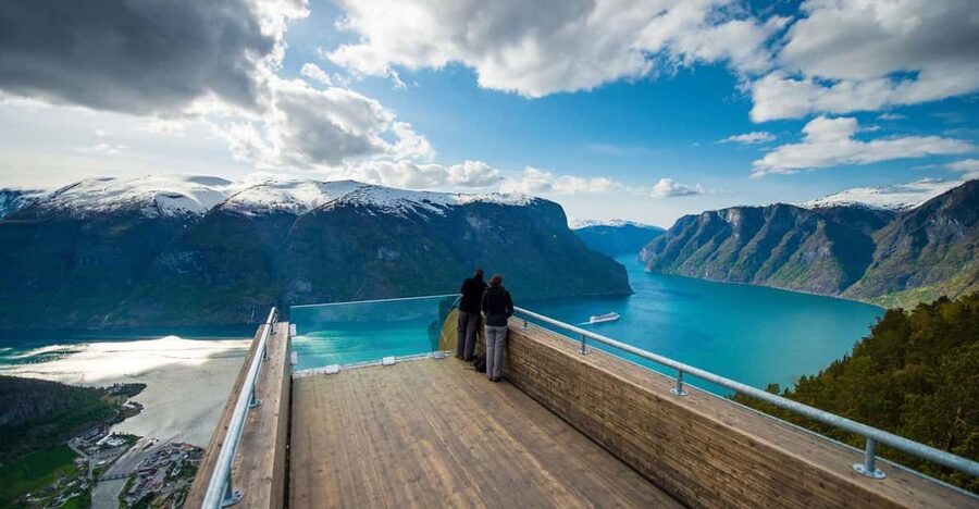 Bergen: Nærøyfjorden, Flåm, and Stegastein Guided Bus Tour - Cruising through Nærøyfjord