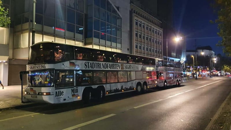 Berlin: Bus Tour by Night with Live Commentary - Berlin after dark, painted with light