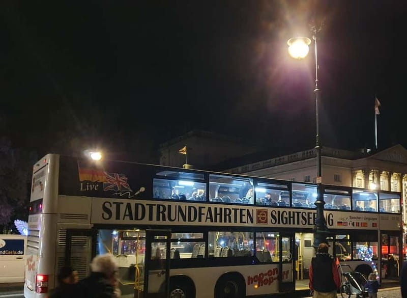 Berlin: Bus Tour by Night with Live Commentary - The Brandenburg Gate as the evening highlight