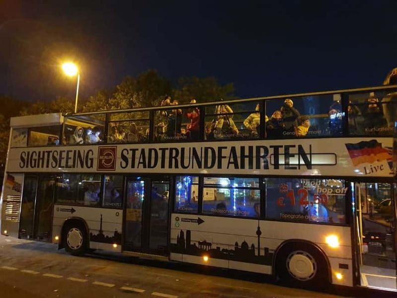 Berlin: Bus Tour by Night with Live Commentary - Is the open-top deck worth the cold?