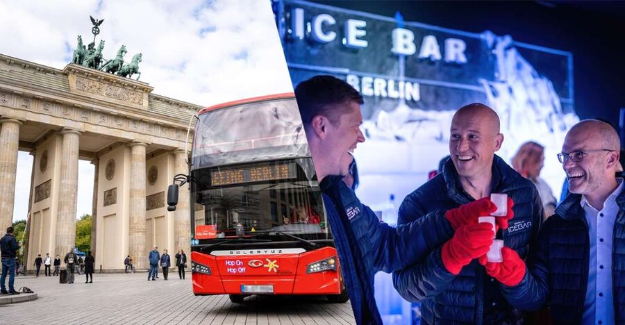 Berlin: Hop-On Hop-Off Bus and Icebar Ticket Combo - A practical way to see Berlin in one day