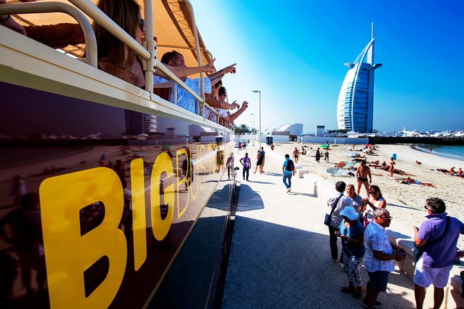 Big Bus Dubai Hop-On, Hop-Off Sightseeing Tour by Open-Top Bus - The red route from modern Downtown to Old Dubai