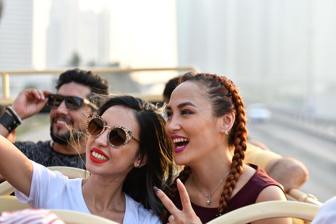 Big Bus Dubai Hop-On, Hop-Off Sightseeing Tour by Open-Top Bus - The blue route through Marina and Palm Jumeirah