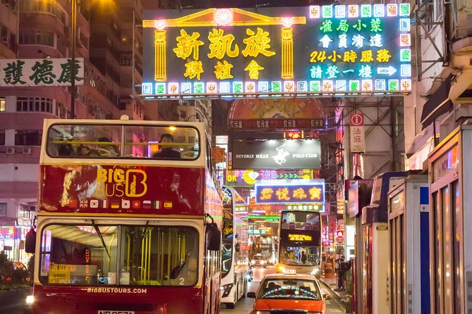Big Bus Hong Kong Panoramic Night Tour by Open-Top Bus - Starting at the Bruce Lee Statue