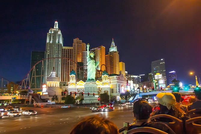 Big Bus Las Vegas: Sightseeing Night Tour by Open-Top Bus - Upper deck views, cold air, and practical comfort