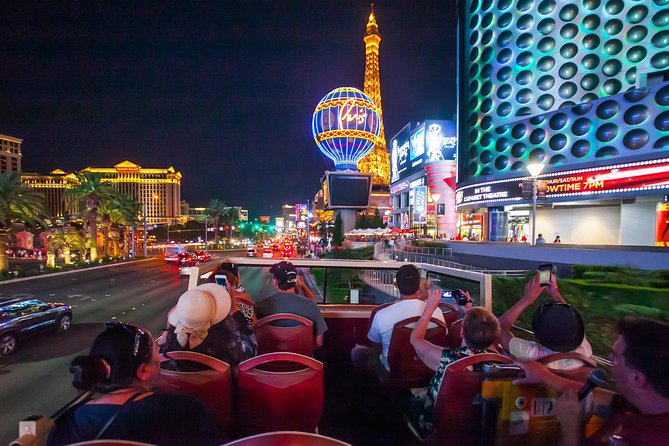Big Bus Las Vegas: Sightseeing Night Tour by Open-Top Bus - Finding the bus at the High Roller loading zone