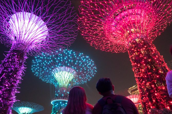 Big Bus Singapore Night Tour with Gardens by the Bay Light Show - Orchard Road adds a moving view of modern Singapore