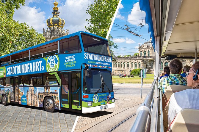 Big city tour hop on hop off 22 stops - The Zwinger, museums, and the old center