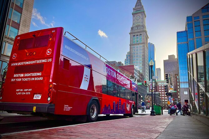 Boston Sightseeing Single Ride Pass With Double Decker Tour Bus - Downtown sights from the Opera House to King’s Chapel