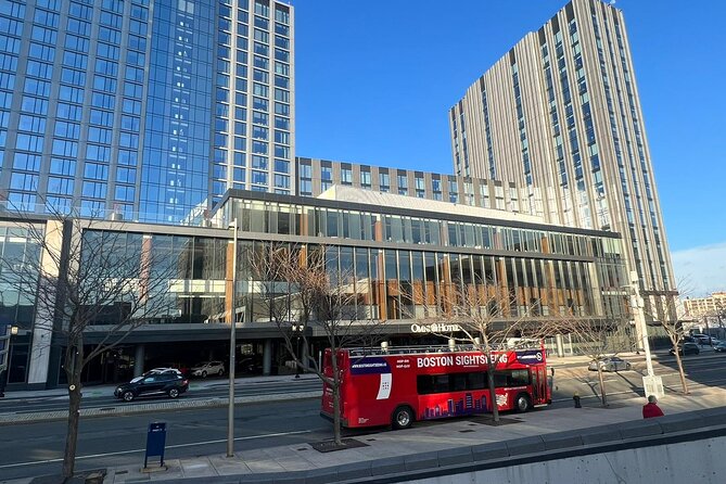 Boston Sightseeing Single Ride Pass With Double Decker Tour Bus - Cheers, Beacon Hill, and the Charles River view