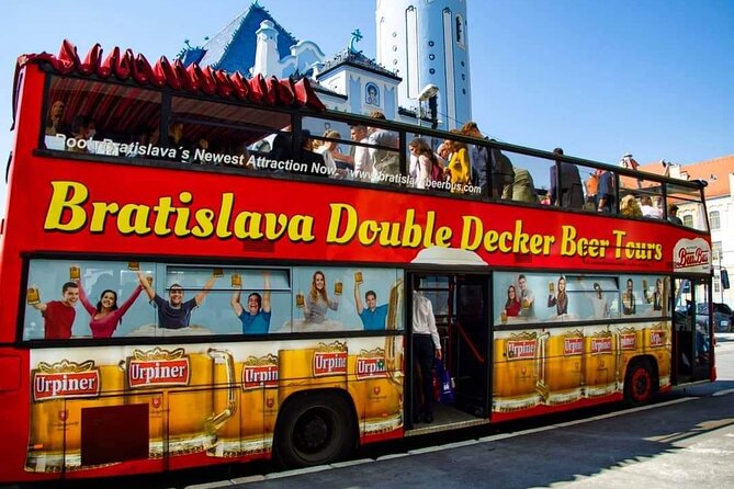 Bratislava Double Decker Beer Tour - Open-deck views and the UFO observation deck