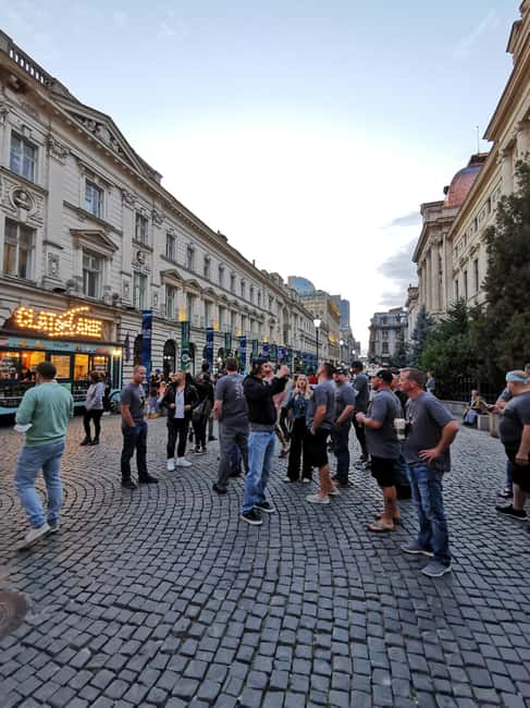 Bucharest city tour: Hop-on Hop-off sightseeing minibus - The route through central Bucharest