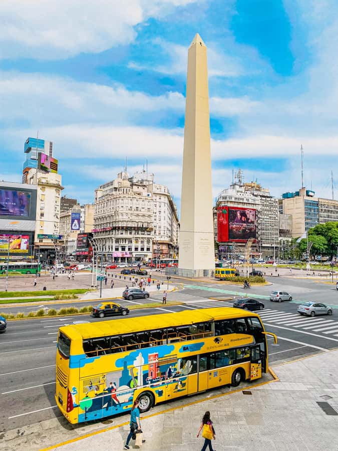 Buenos Aires Hop-On Hop-Off Bus and Exclusive Benefits - The central Buenos Aires route