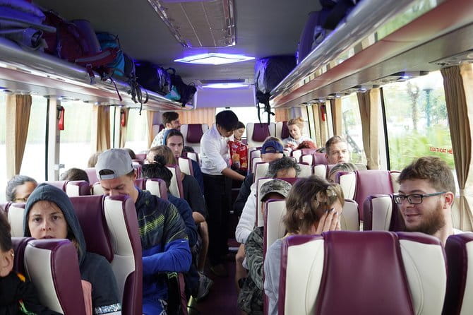 Bus Cat Ba island to Ha Noi - Leaving Cat Ba by speedboat instead of ferry