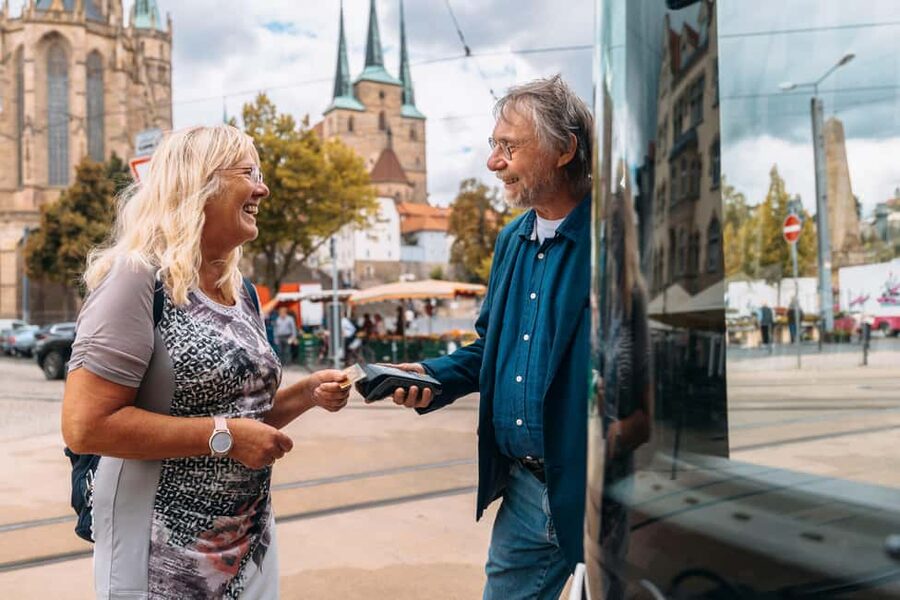 Bus tour through Erfurt's old town - Key points at a glance