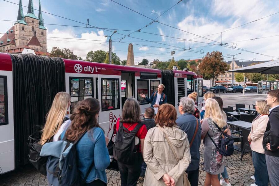 Bus tour through Erfurt's old town - Why this bus tour works well in Erfurt