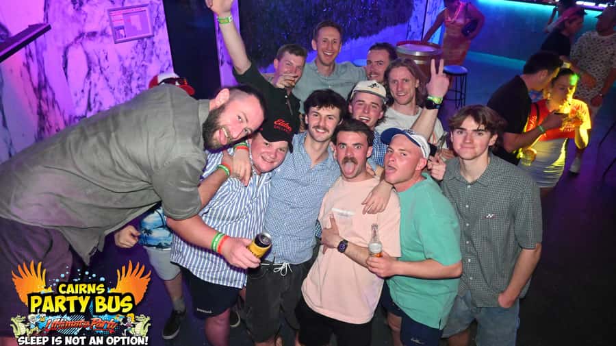 Cairns: Ultimate Party Bus with drinks included - Four or five venues, with the route doing the work