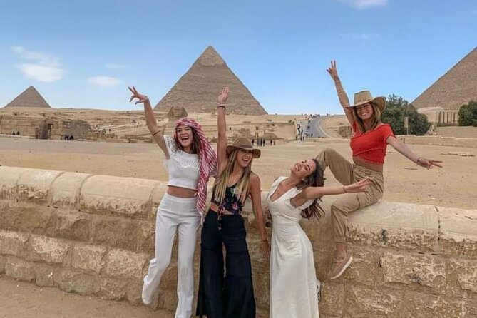 Cairo By Big Bus full day From Hurghada (Pyramids-sphinx-Egyptian Museum-Lunch) - Giza Pyramids and the Great Sphinx