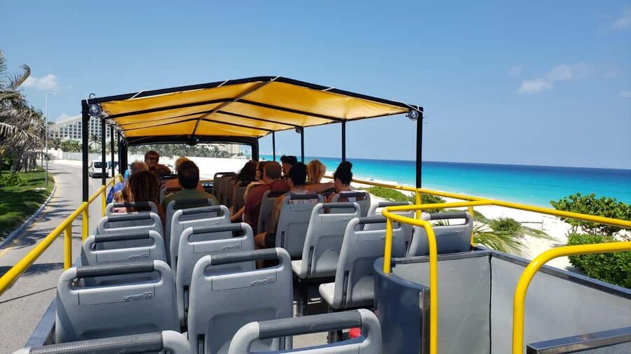 Cancun: Guided City Tour with Shopping by Double Decker Bus - Playa Delfines delivers the classic Cancun photograph