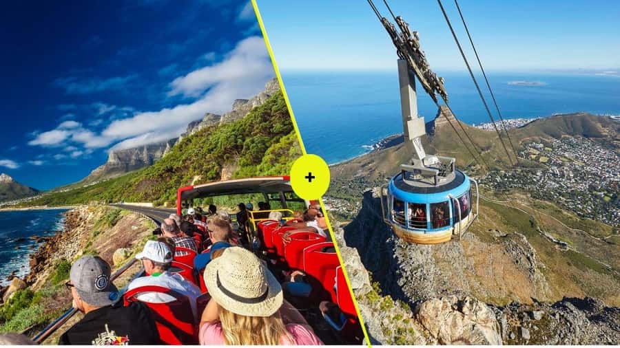 Cape Town: Table Mountain Cable Car, Hop-On Hop-Off Bus Tour - The cableway ride and summit paths