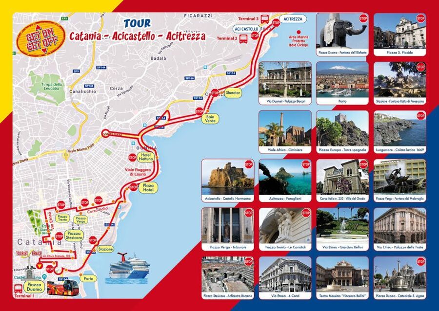 Catania: Hop-On Hop-Off Bus Tour to Acicastello & Acitrezza - Acicastello and the Norman castle