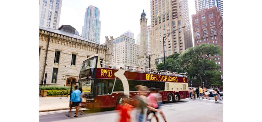 Chicago: 360 CHICAGO & Hop-on Hop-off Bus Tour (Save 20%) - Seeing Chicago from the top deck