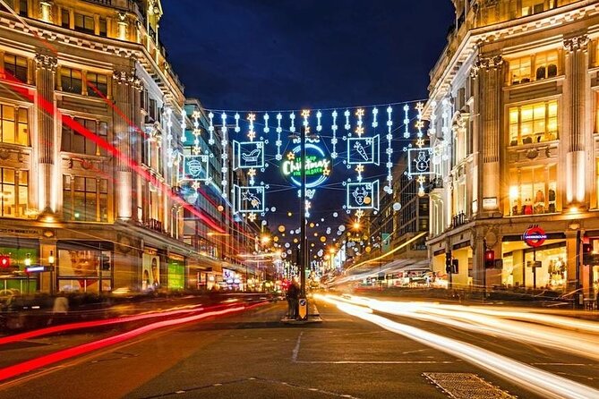 Christmas Lights Open-Top Bus Tour - Piccadilly Circus, Eros, and the West End