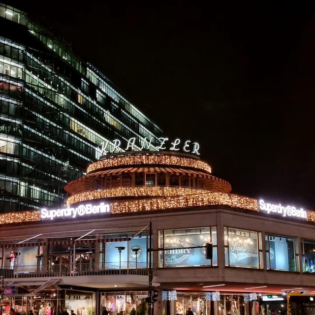 Christmas market lights tour bus through Berlin, free mulled wine (2.5 hours) - Potsdamer Platz brings a more modern Christmas mood