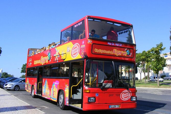 City Sightseeing Albufeira Hop-On Hop-Off Bus Tour - The red route from Rua do Município to Olhos de Água