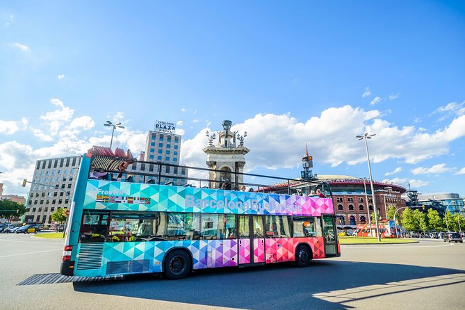 City Sightseeing Barcelona Hop-On Hop-Off Bus Tour: 24 or 48-Hour - Plaça de Catalunya to Montjuïc on the red route